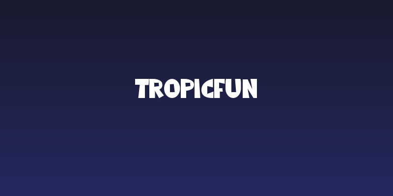 Tropicfun Social Header