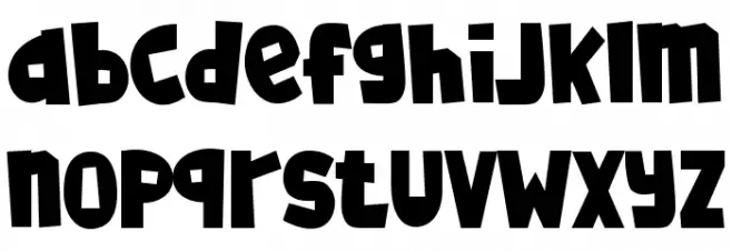 Tropicfun Caratteri MINUSCOLO