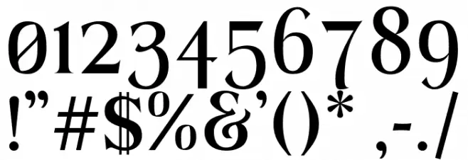 Tropikal Bold フォント その他の文字