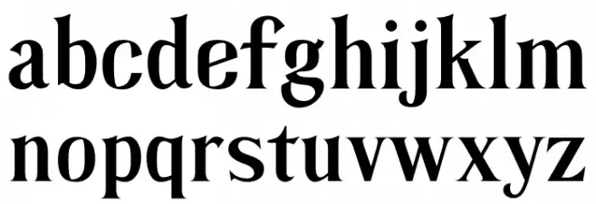 Tropikal Bold 字体 小写