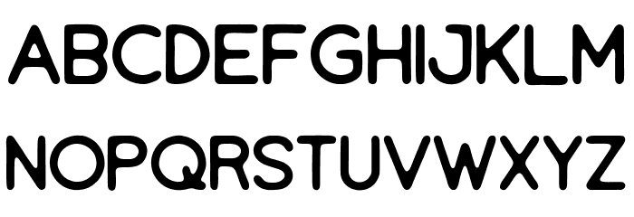 Tropikana Regular Font LOWERCASE