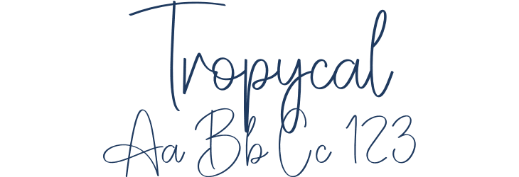 Tropycal Font Preview