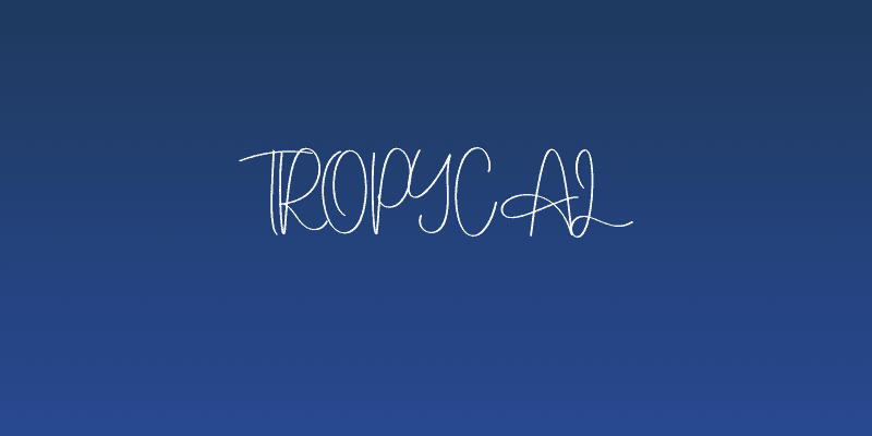 Tropycal Social Header