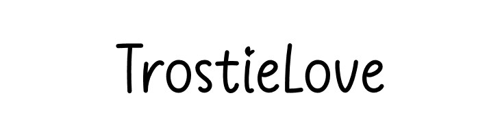 Trostie Love  नि: शुल्क फ़ॉन्ट्स डाउनलोड