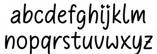 Trostie Love خط أحرف صغيرة