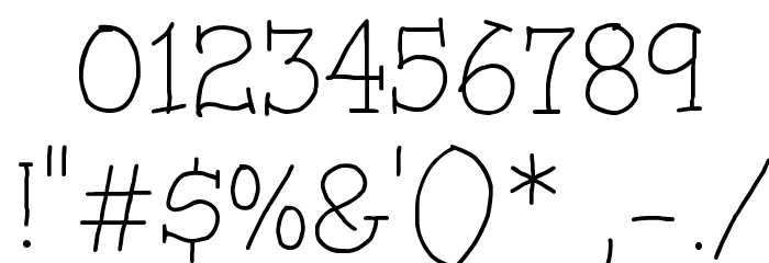 Trots Light - HMK Font OTHER CHARS