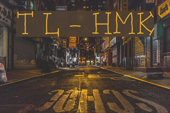 Trots Light - HMK Font examples