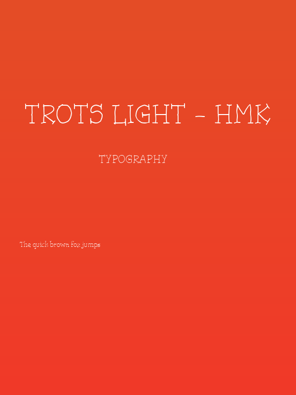 Trots Light - HMK Poster