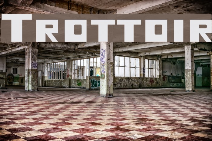 Trottoir Font examples