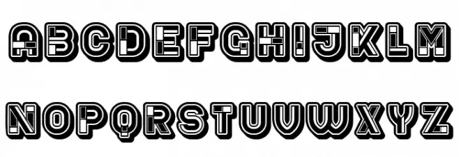 Trouble Regular 字体 小写