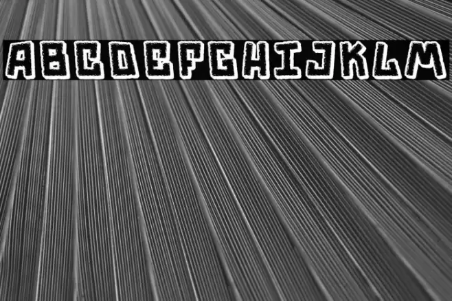 Trouble Font examples