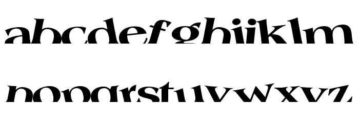 Troubled Genius Font LOWERCASE