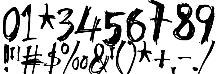 TroublemarkerDEMO Font OTHER CHARS