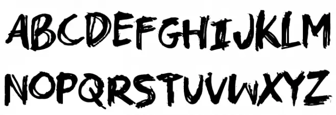 TroublemarkerDEMO フォント 大文字