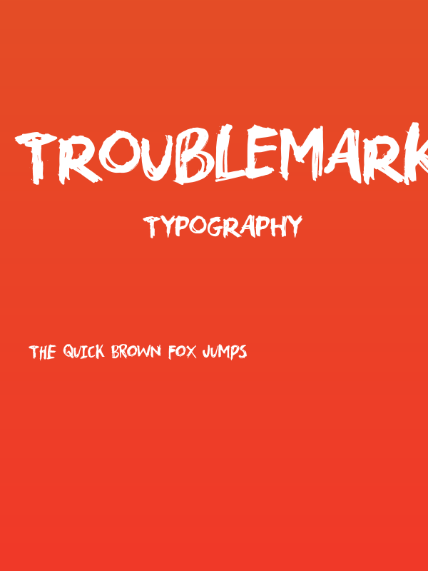 TroublemarkerDEMO Poster