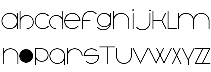 Trout Font LOWERCASE
