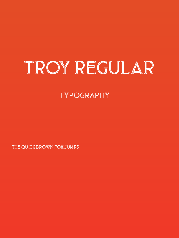 Troy Regular Poster