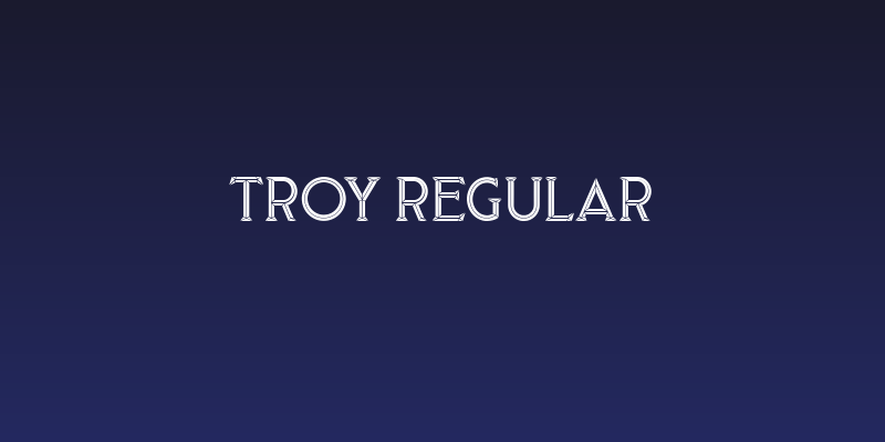 Troy Regular Social Header