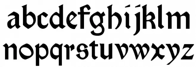 Troy3 Roman Font LOWERCASE