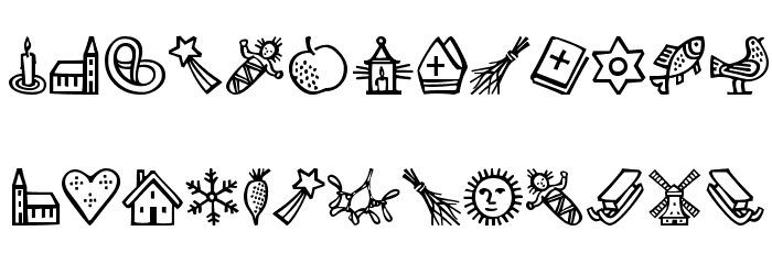 TroyerDecember Font LOWERCASE