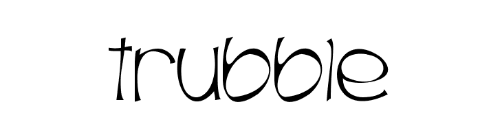 Trubble Font