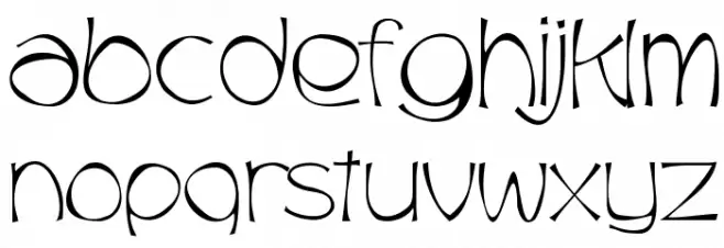 Trubble Schriftart Groß