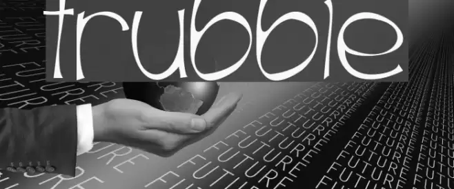 Trubble Font examples