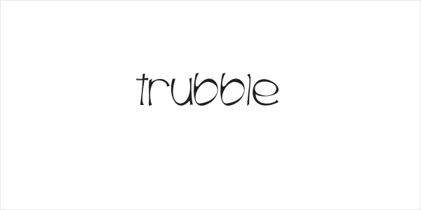 Trubble Logo