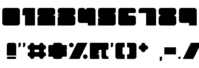 Trubik77 Regular Font OTHER CHARS
