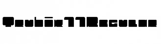 Trubik77 Regular  Frei Schriftart Herunterladen