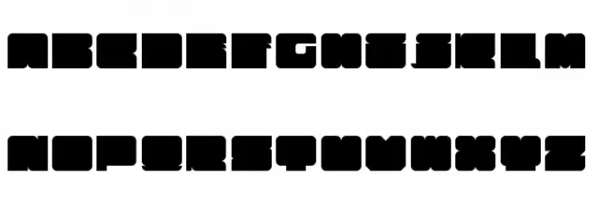Trubik77 Regular 字体 大写