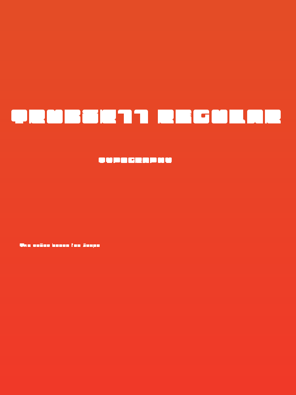 Trubik77 Regular Poster