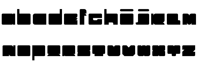 Trubik77 Regular Font LOWERCASE