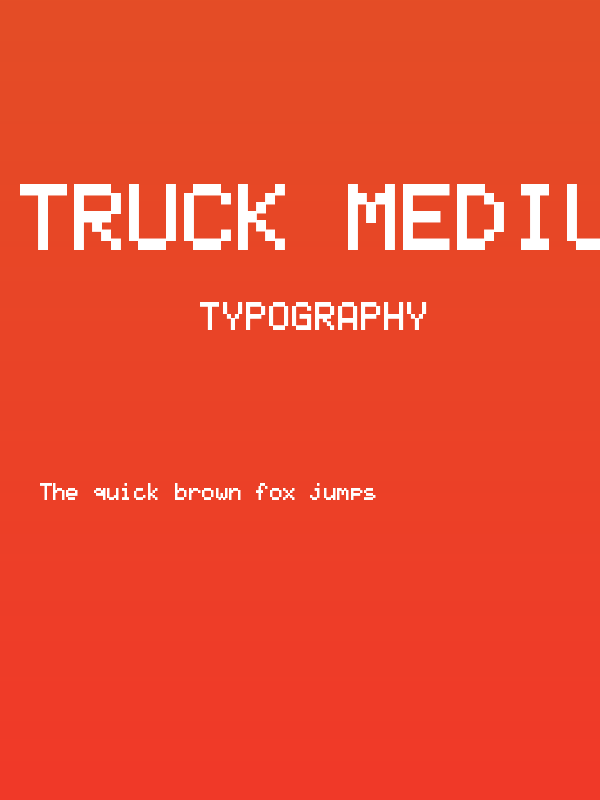Truck Medium Regular Poster