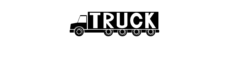 Truck Font