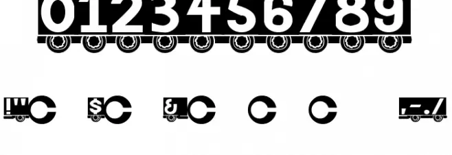 Truck Font OTHER CHARS
