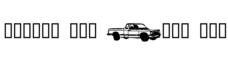 Trucks for Judy *S*  Free Fonts Download