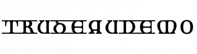 TrudeauDemo  Free Fonts Download