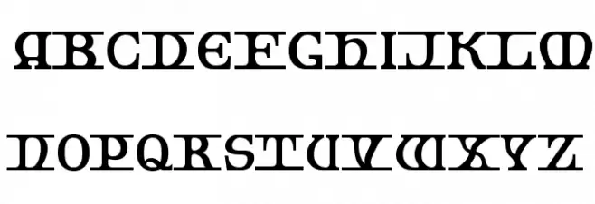 TrudeauDemo Font Litere mari