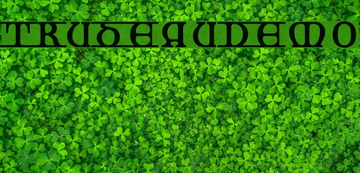 TrudeauDemo Font examples