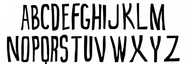 True 2D t was created using FontCreator 6.5 from High-Logic.com फ़ॉन्ट अपरकेस