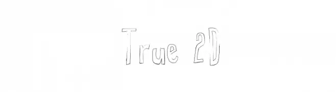 True 2D  Frei Schriftart Herunterladen