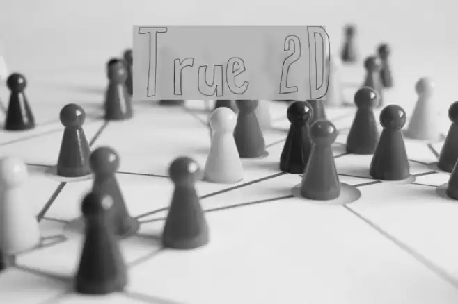 True 2D Font examples