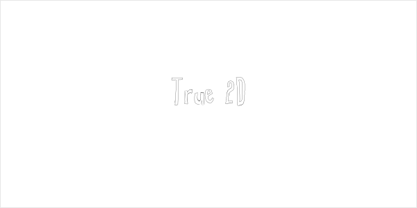 True 2D Logo