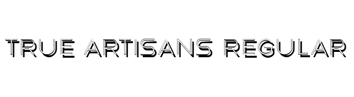 True Artisans Regular  Frei Schriftart Herunterladen