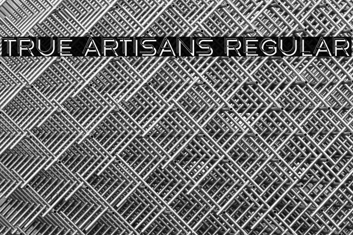 True Artisans Regular Example 3