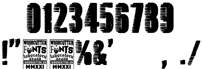 True Fast detective Font OTHER CHARS