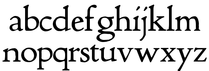 True Golden!` Font Litere mici
