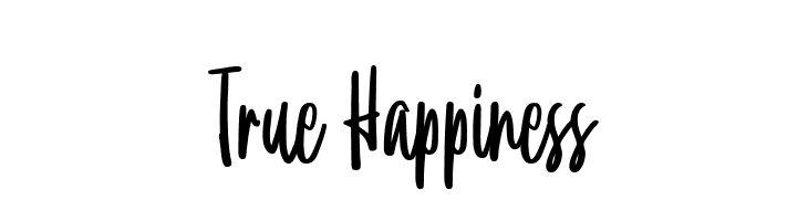 True Happiness  baixar fontes gratis