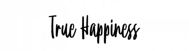 True Happiness  baixar fontes gratis